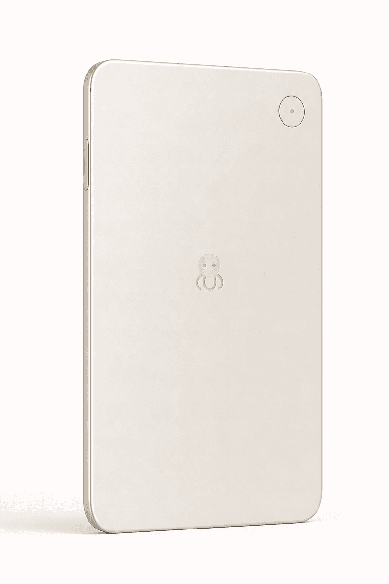 SnapNote display-free recording card